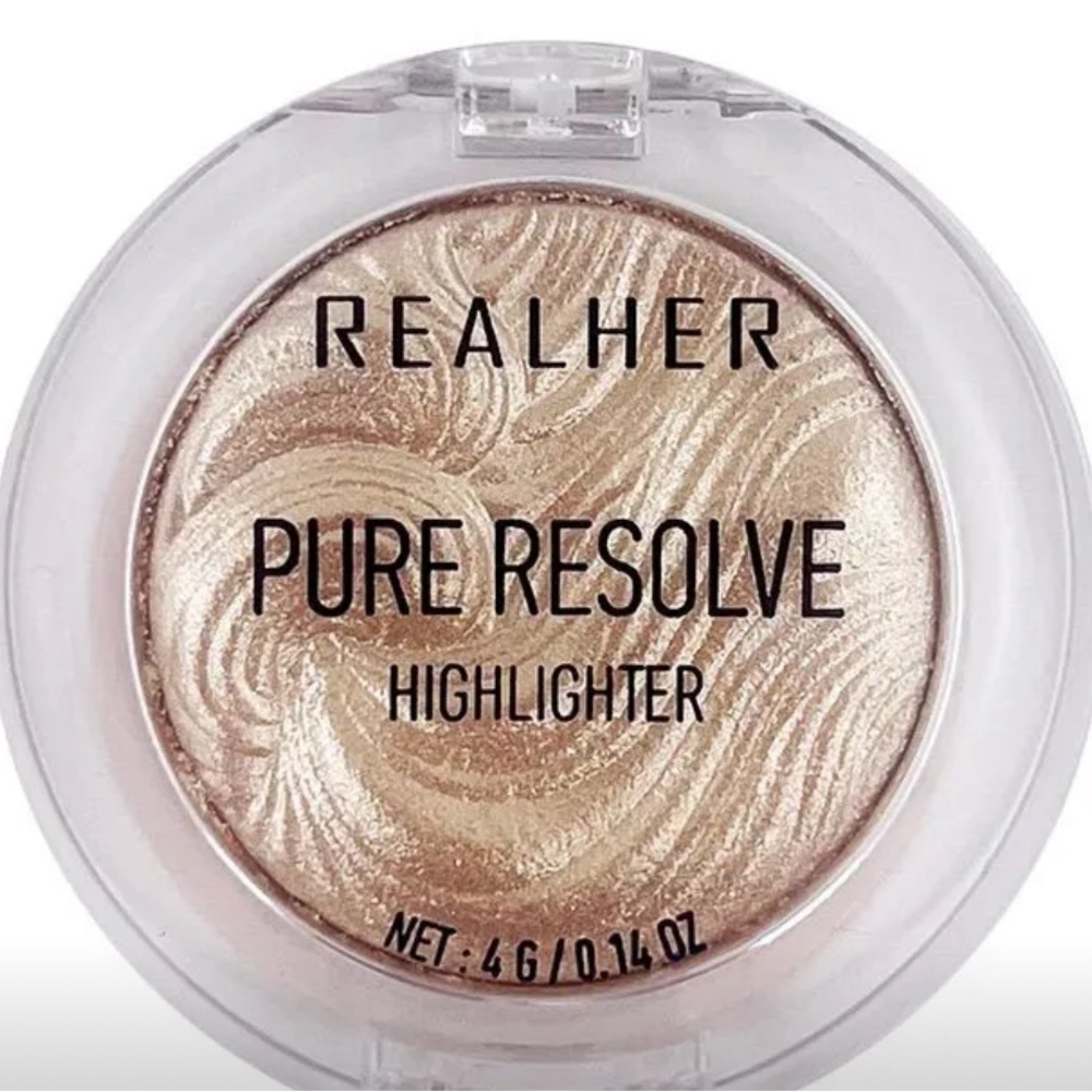 RealHer Pure Resolve Highlighter in Radiant Gold